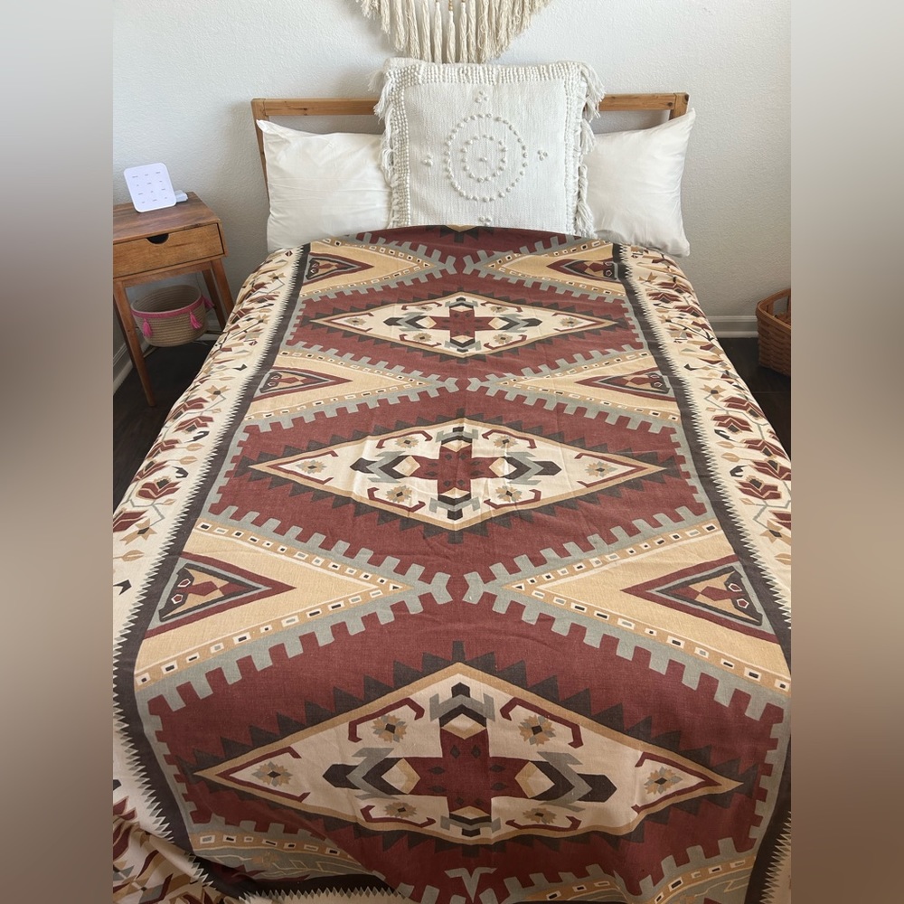 Southwest/Boho Bed Cover Vintage